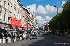 Karl Johans Gate - Einkaufs- und Futtermeile in Oslo