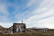 Trapperhütte auf Spitzbergen