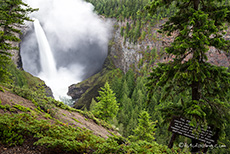 die Helmcken Falls im Wells Gray Provincial Park, British Columbia, Kanada