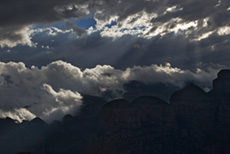 Wolkenstimmung über dem Blyde River Canyon