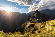 wow, was für ein Ausblick über den Urubama River und Machu Picchu