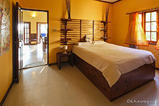 Unser Schlafzimmer, Villas du Voyageur, Praslin, Seychellen