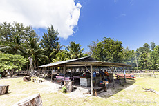 Picknickplatz auf Curieuse Island