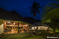 Restaurant des La Belle Tortue, Silhouette, Seychellen