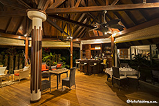Restaurant des La Belle Tortue, Silhouette, Seychellen